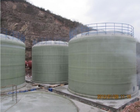 GRP storage tank